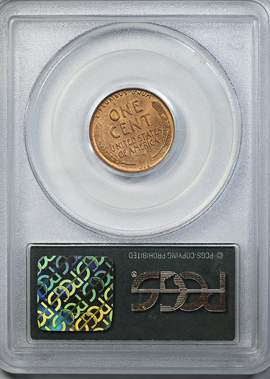 1909 VDB Lincoln Wheat Cent 1C PCGS MS65RD OGH