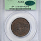 1838 Coronet Head Large Cent 1C PCGS AU58 CAC OGH