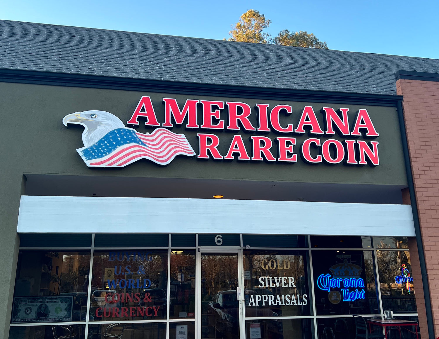 Americana Rare Coin storefront
