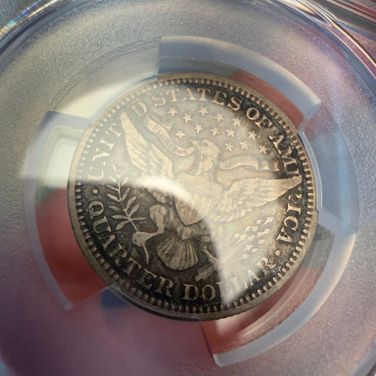 1902 Barber Quarter 25C PCGS VF20 - TONED!