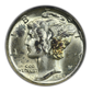 1945-D Mercury Dime 10C ANA Soapbox MS65