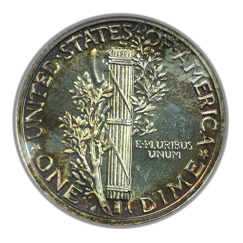 1942 Proof Mercury Dime 10C ANA Soapbox PF64