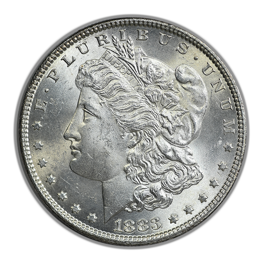 1883 Morgan Dollar $1 Raw CU/BU Choice Uncirculated / Brilliant Uncirculated