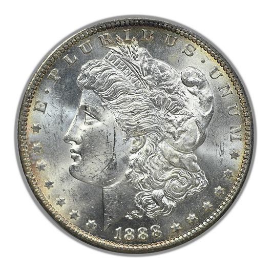 1888-O Morgan Dollar $1 Raw CU/BU Choice Uncirculated / Brilliant Uncirculated