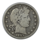 1893 Barber Half Dollar 50C Raw Original G+ Good