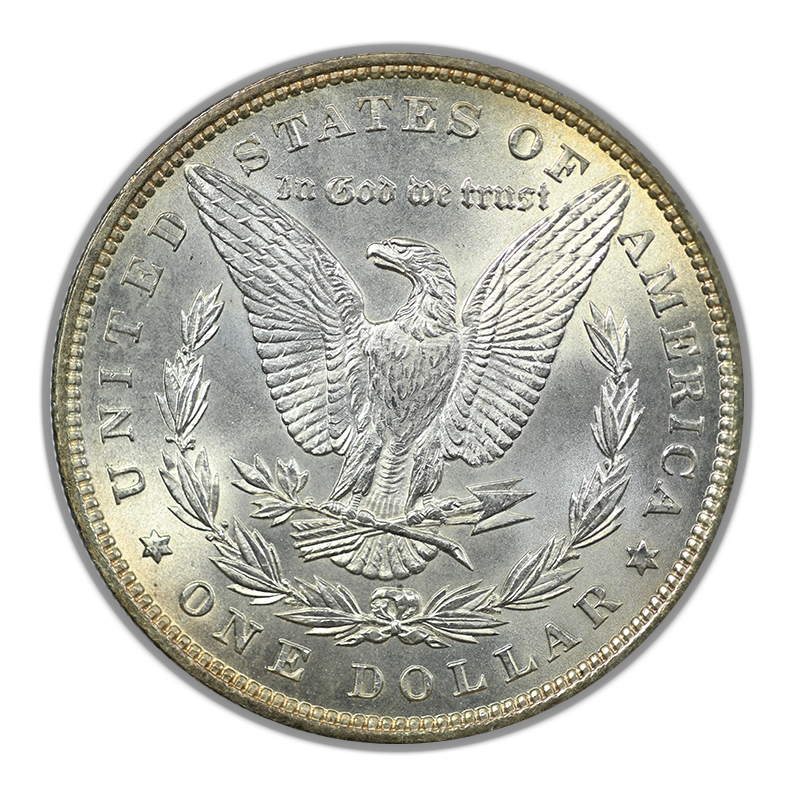 1896 Morgan Dollar $1 Raw BU Brilliant Uncirculated
