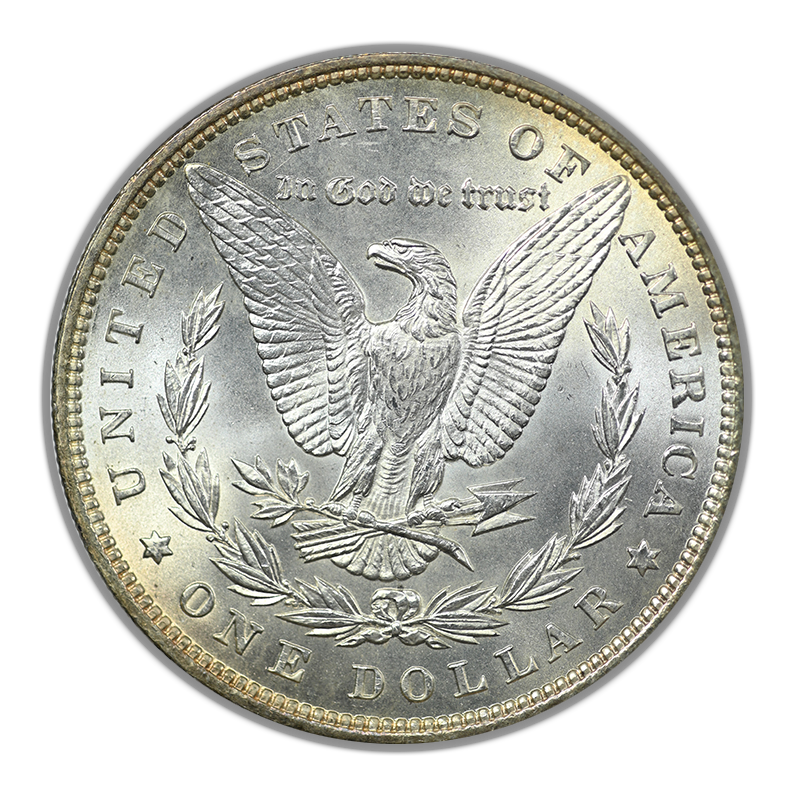 1896 Morgan Dollar $1 Raw BU Brilliant Uncirculated