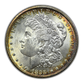 1898-O Morgan Dollar $1 Raw CU Choice Uncirculated - RIM TONED!