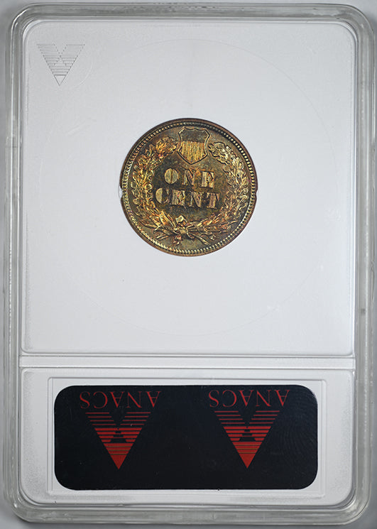 1902 Proof Indian Head Cent 1C ANACS Soapbox PR63RB - TONED!