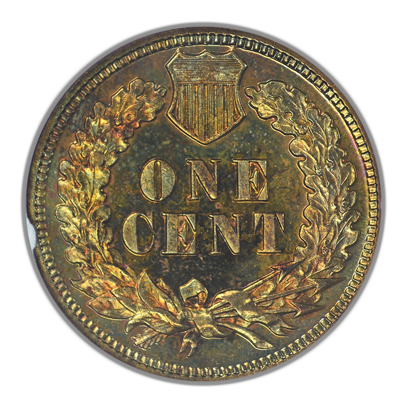 1902 Proof Indian Head Cent 1C ANACS Soapbox PR63RB - TONED!