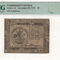 Continental Currency $5 PMG Very Fine 30 Fr#CC-15 November 29, 1775 Front