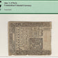 Connecticut Colonial Note 5 Shillings PCGS Currency Very Fine 25 Fr#CT-199 June 7, 1776