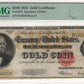 $100 1922 Gold Certificate Note PMG Very Fine 20 Fr#1215