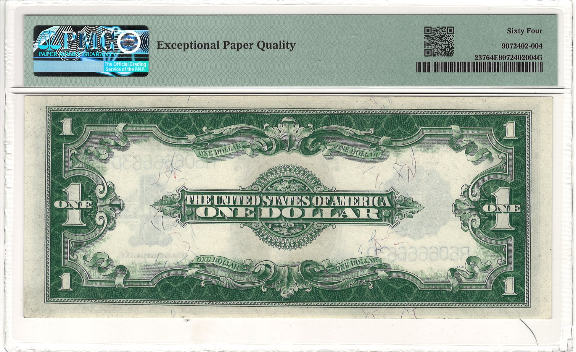 $1 1923 Large Silver Certificate Note PMG Choice Uncirculated 64 EPQ Fr#237