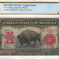 $10 1901 Bison Legal Tender Note PCGS Banknote Very Fine 20 Fr. 122 Front