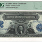 $2 1899 Mini Porthole Large Silver Certificate PMG Extremely Fine XF40 Fr#251