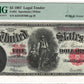 $5 1907 Legal Tender Woodchopper Note PMG About Uncirculated 50 EPQ Fr#91 - PCBLIC Error