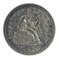 1847 Liberty Seated Dime 10C ANACS Soapbox AU55