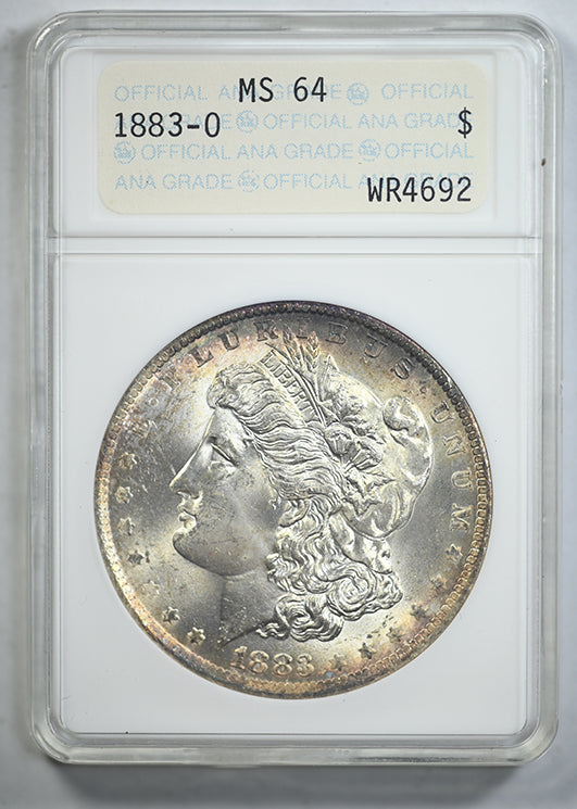 1883-O Morgan Dollar $1 ANA Soapbox MS64