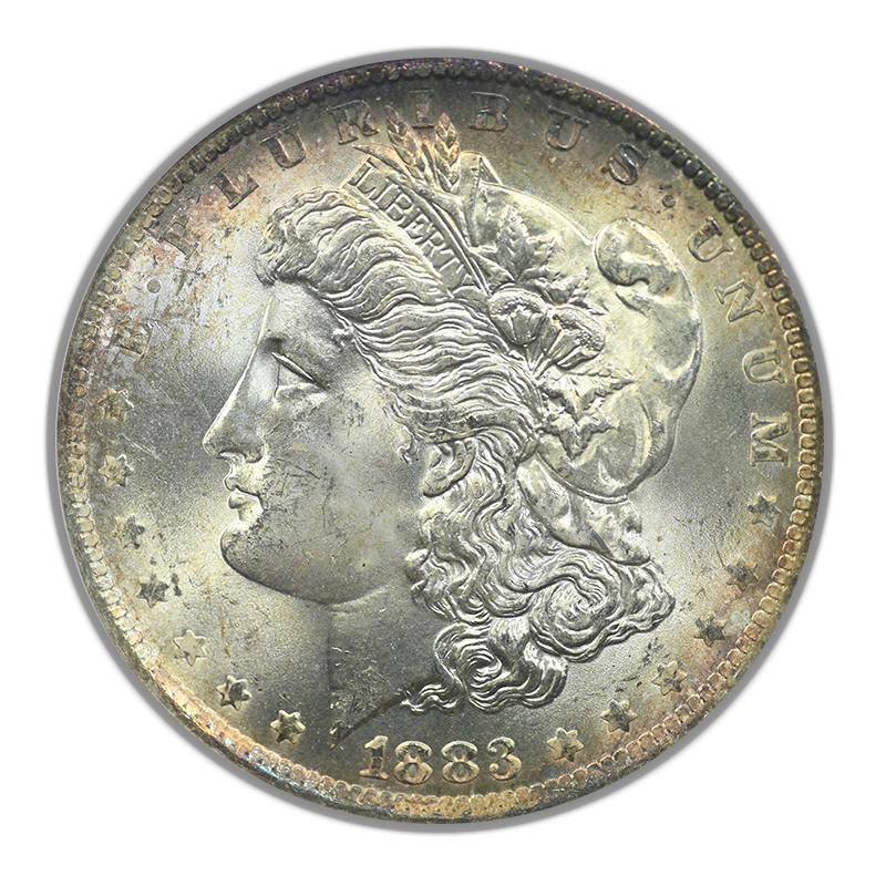 1883-O Morgan Dollar $1 ANA Soapbox MS64