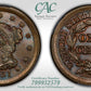 1851 Braided Hair Liberty Head Large Cent 1C CAC MS66BN - TONED!