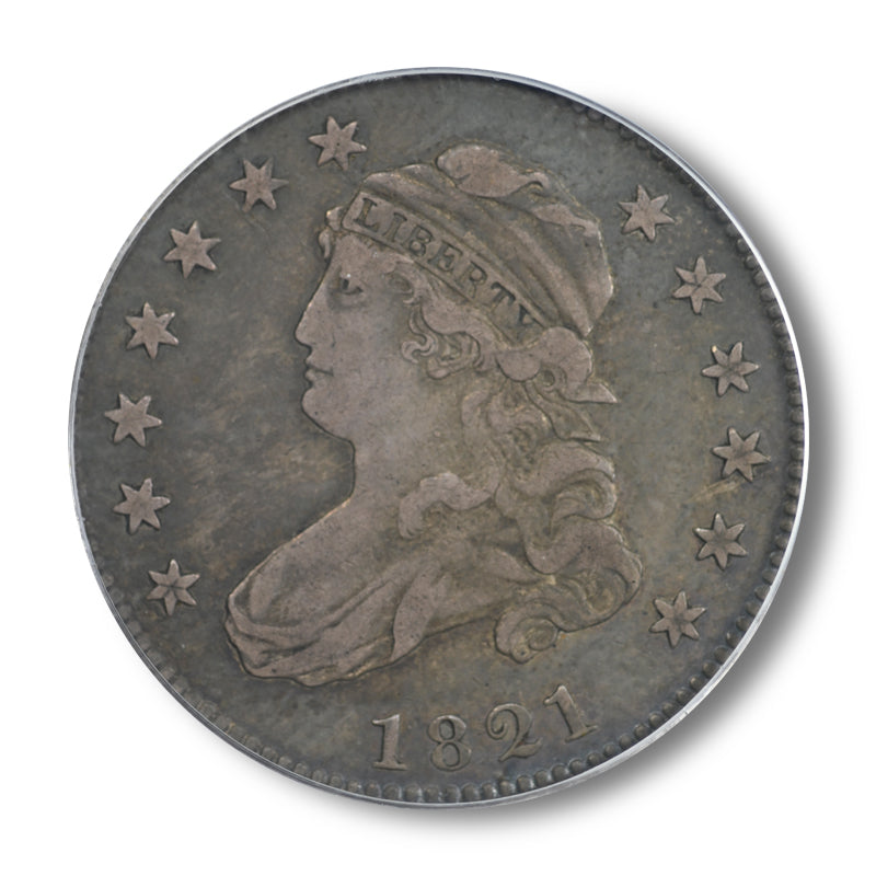 1821 Capped Bust Quarter 25C PCGS VF35 Obverse