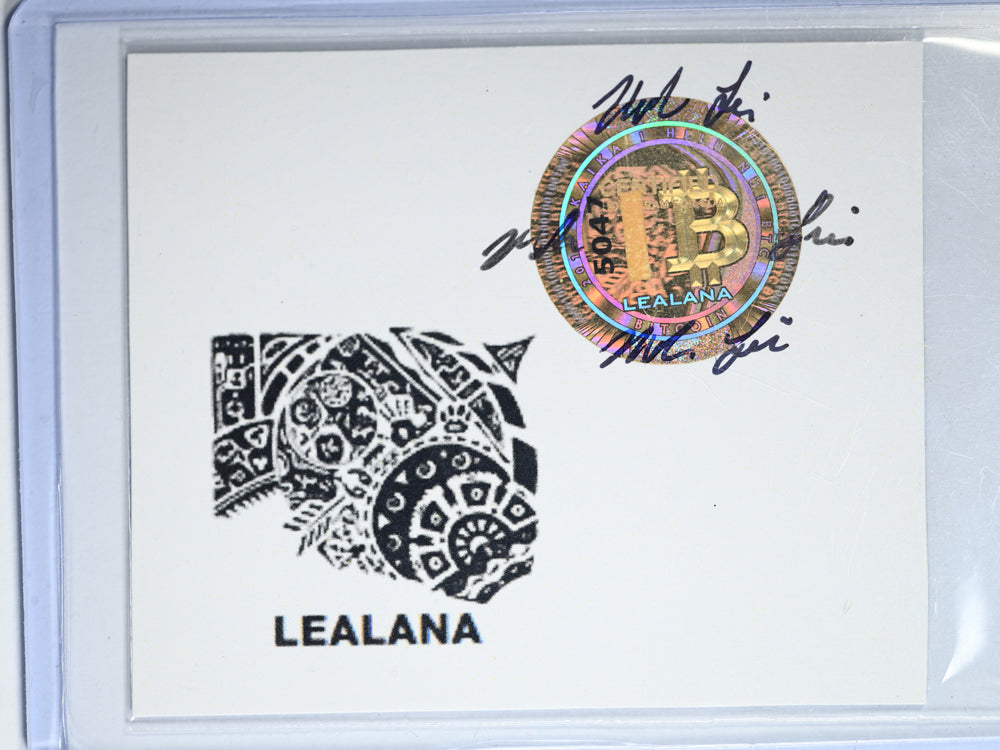 2013 Lealana Bitcoin 0.5 BTC ICG MS68PL Proof Like Unfunded Certificate